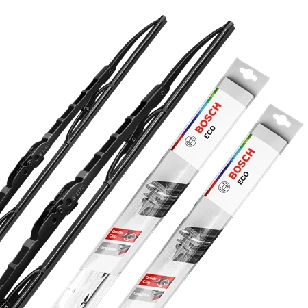 Wycieraczki Szkieletowe Bosch Eco do Hyundai Accent I (X3) Hatchback (07.1994-07.1999)